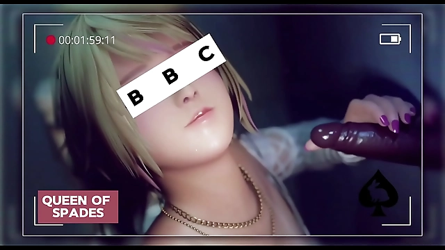 JAV Slut banged by BBC in PMV - Luscious Ebony Enchantress seduces the viewer