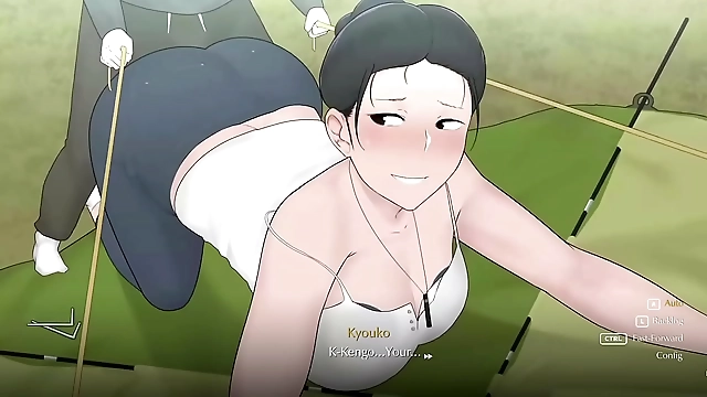 Get Enchanted by the Luscious Big Tits of the Hot Mom in Extended Game #1