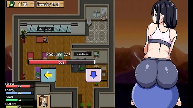 JAV HENTAI Game Ep1 - Fucking the Alluring YOGA TEACHER to Release Work Pressure