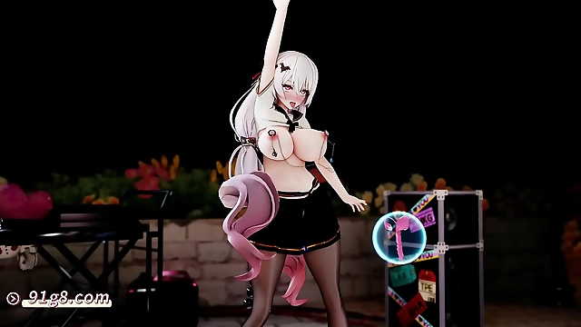 Revel in Delisa s Daring Naked Dance in Crackdown 3MMD s Big Moon Video