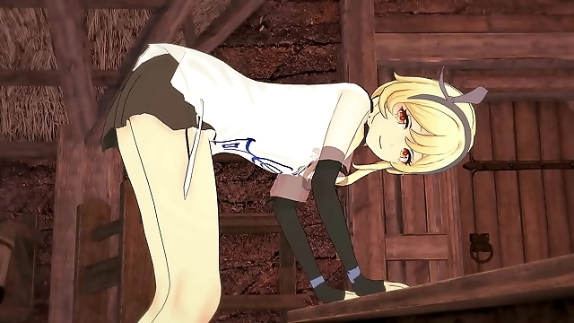 Luscious Lumine Traveler Gets Penetrated by a Dildo in Genshin Impact Hentai