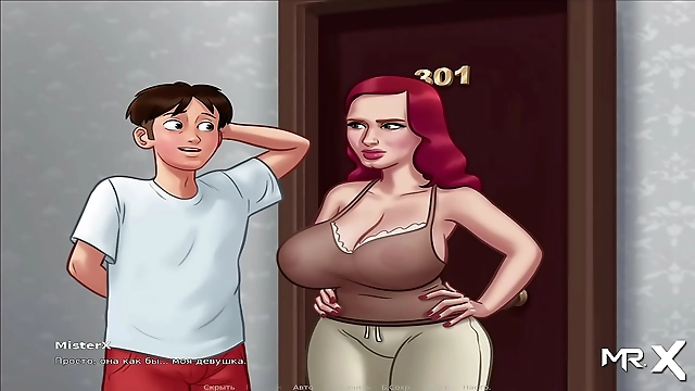 Summertime Saga: Hook up with Hot Blonde and Her Jealous BFF Calls the Next Day - Episode 41