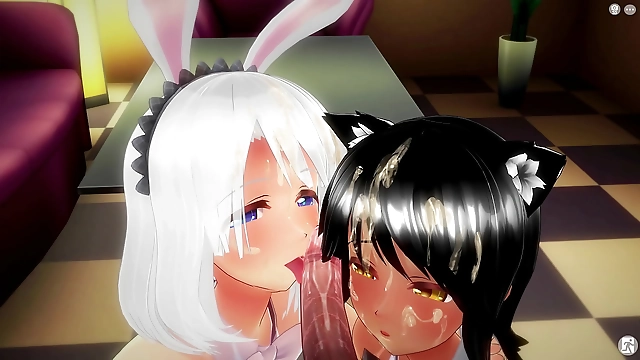 Experience Flawless Japanese Hentai in 4K: Alluring Girls in Black and White