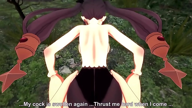 Mona's Luscious Forest Fuckfest: Genshin's Impactful Cumshot