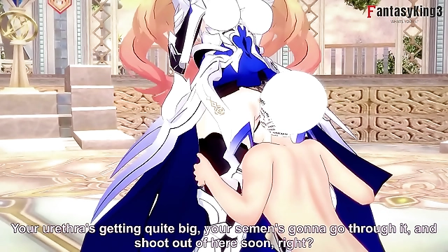 JAV Goddess Bianka Ataegina Takes It Deep with Honkai Impact Blowjob