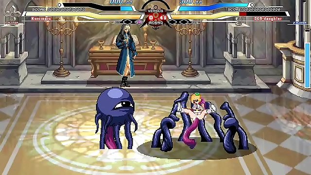 JAV Hottie battles Dragon Quest 5! Luscious Kuromaru vs