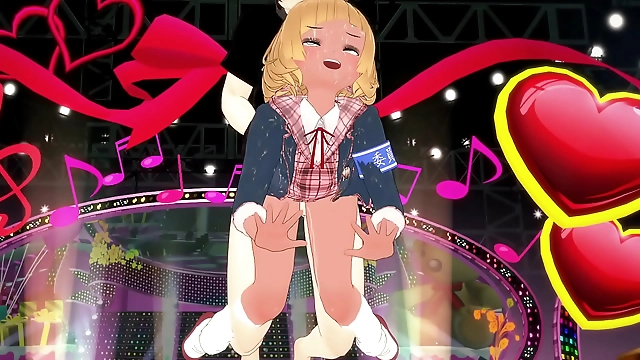 Watch the Luscious Koikatsu Seduce and Tease with Her Alluring Body During a Live Performance!