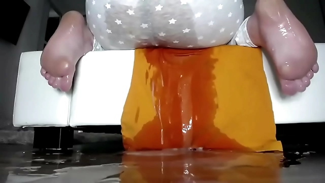 JAV Enchantress Drenches the Floor with Massive Cum Release