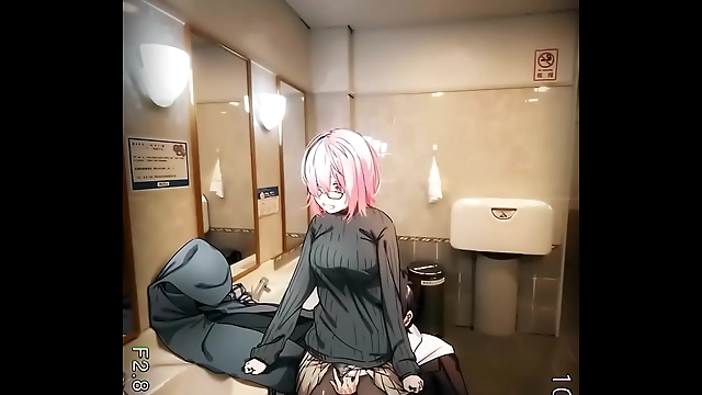 JAV Slut Kyrielite Gets Fucked in a Public Restroom - Must-See!