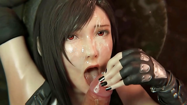 JAV Princess Tifa Lockhart's Epic Deepthroat Hentai Blowjob ~ Final Fantasy Uncensored (73 characters)