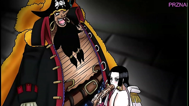 JAV Beauty Hancock Teams Up with Scandalous Pirate Teach: Luscious Encounters on the High Seas!
